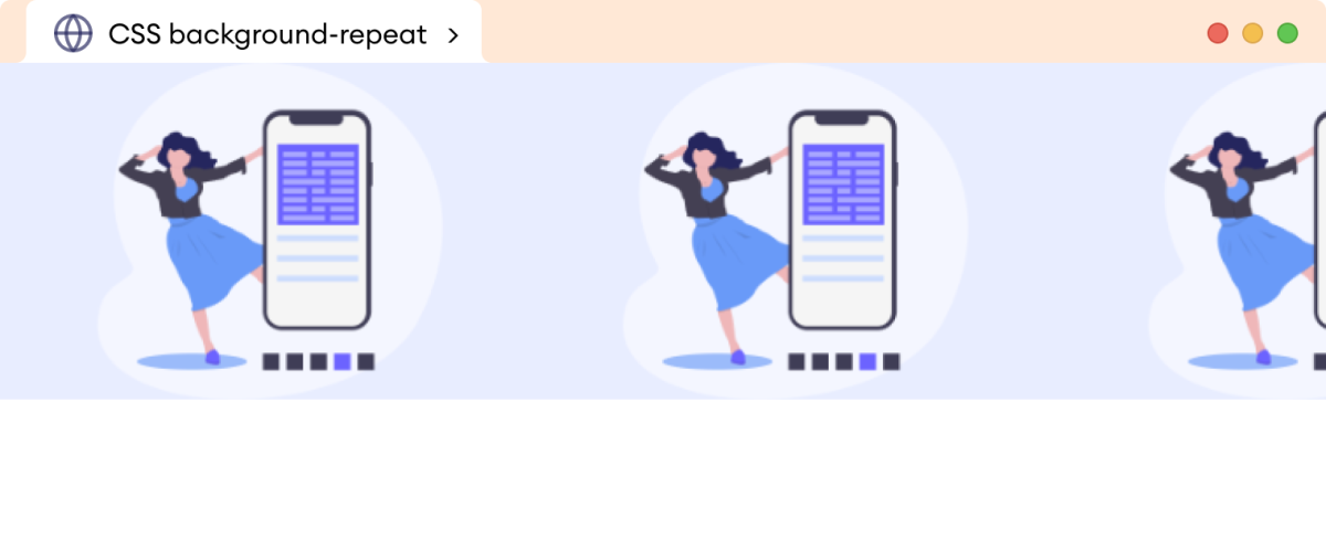 CSS Background Repeat-X Example Description