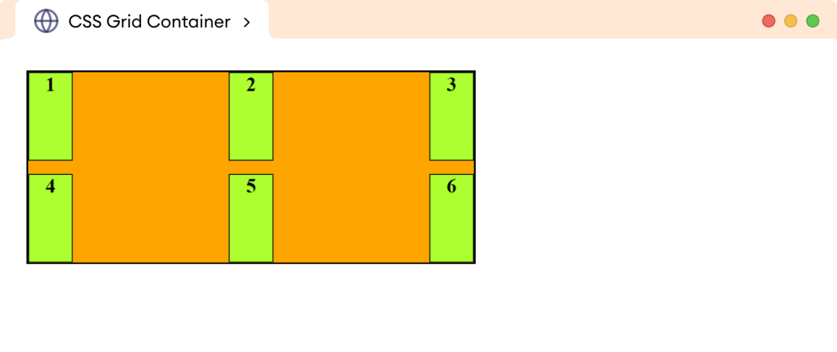 CSS Justify-Content Space Between Example