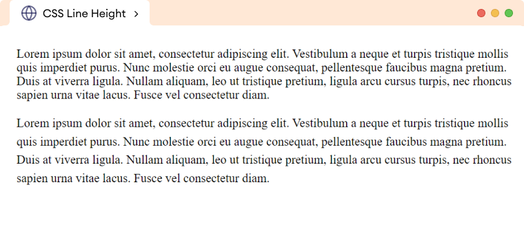 CSS Line Height Description Image