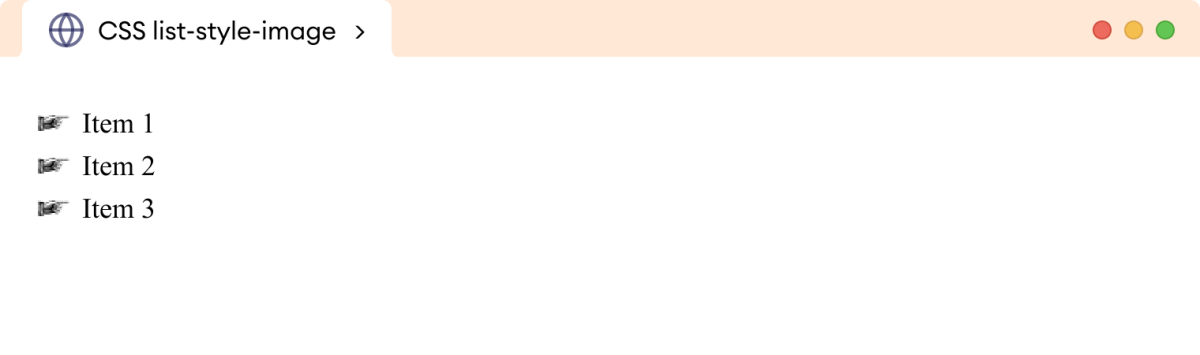 CSS List Style Image Example