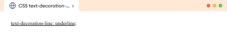 CSS Text Decoration Line Example Description